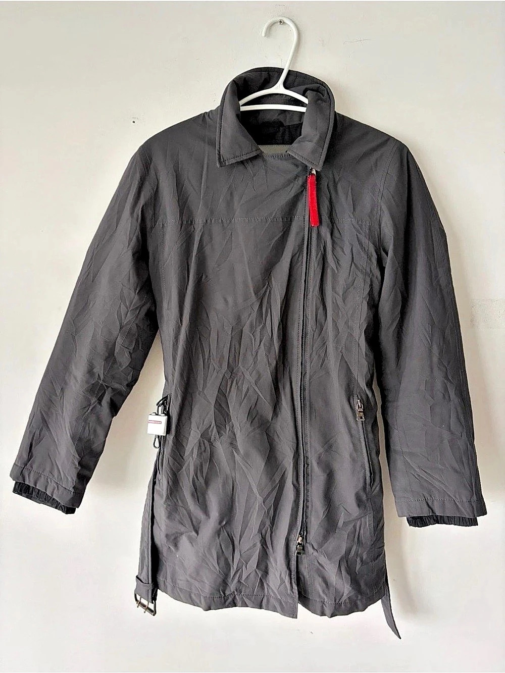Prada Gore-Tex coat, Art. 280337 in Gray Size 40